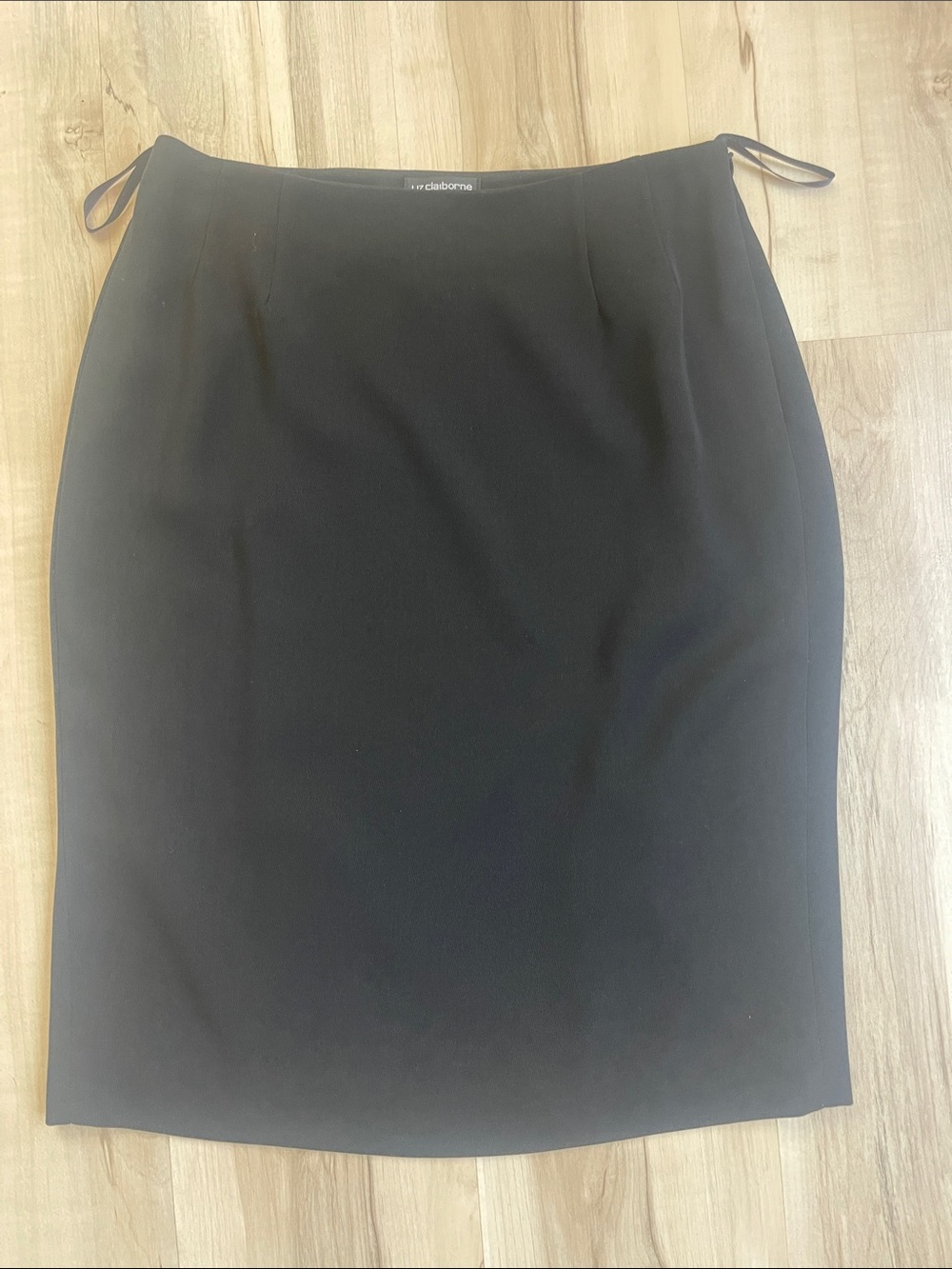 Liz Claiborne Sleek Black Pencil Skirt